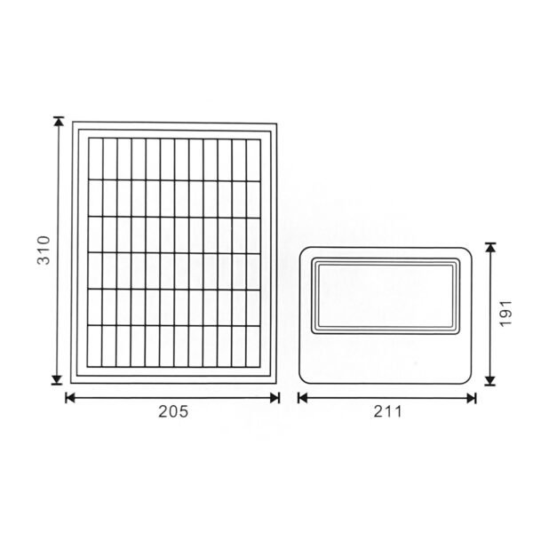 Foco Proyector Led Solar Milan 100W Ledme - Imagen 4