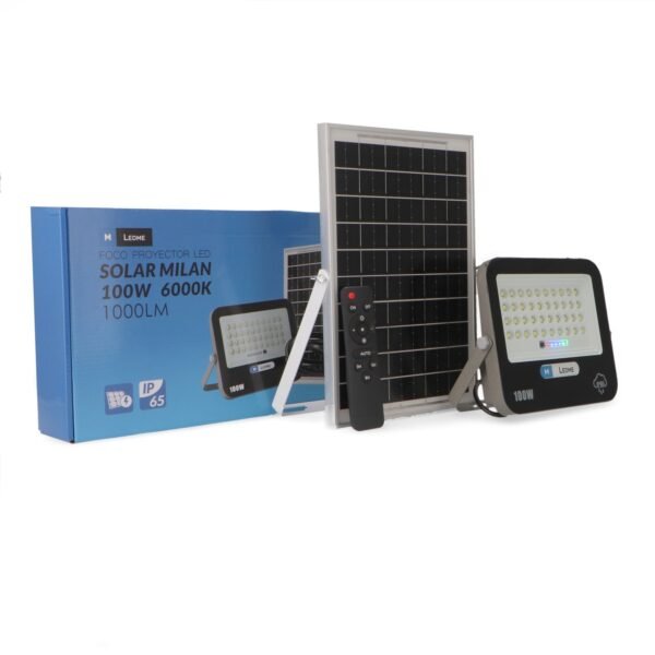 Foco Proyector Led Solar Milan 100W Ledme - Imagen 2