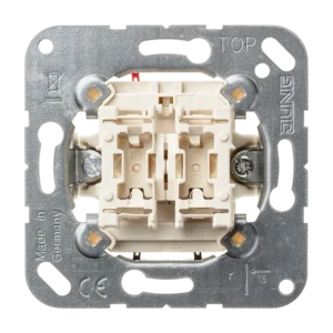 Pulsador doble 10A 250V Jung