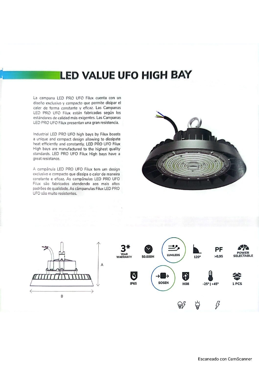 CAMPANA UFO FILUX