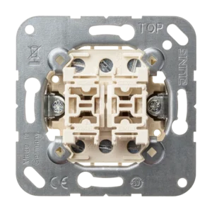 Interruptor doble 10AX 250V Jung