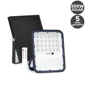 Foco Proyector Exterior SOLAR LED 300W con mando a distancia Ledme