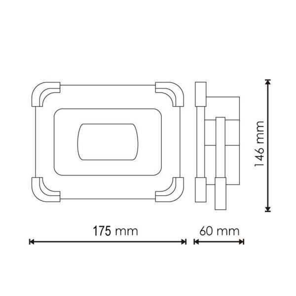 Foco Proyector Solar Led Portátil Con Batería Power Bank 30W Ledme - Imagen 3