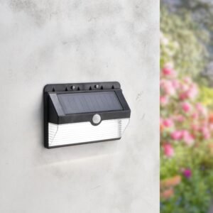 Aplique Led Solar Sun Con Sensor Movimiento Ledme
