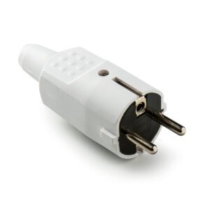 Clavija PVC Goma 16A blanca Famatel