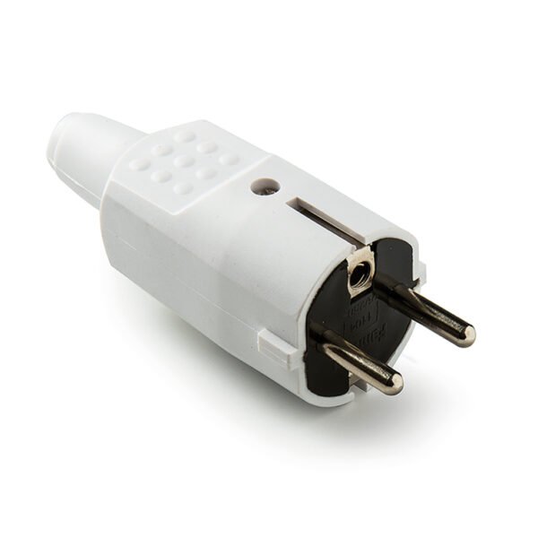 Clavija PVC Goma 16A blanca Famatel
