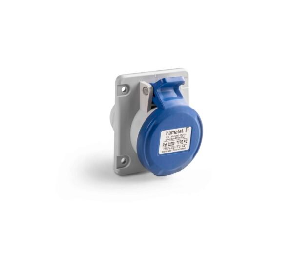Bases empotrar 10º 75×85 16A / 80×95 32A IP54 Famatel