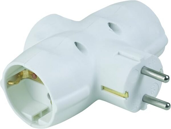 Adaptador bipolar blanco triple derivación Fenoplastica
