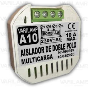 Aislador de doble polo A10 Varilamp