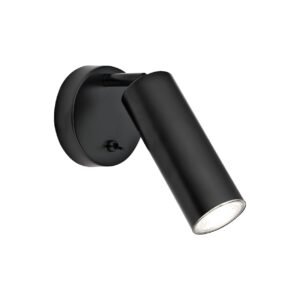Aplique Antia negro 1 X 50W GU10 Alemar