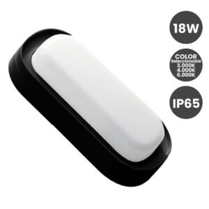 Aplique/Plafon LED Rectangular 18W  IP65 Ledytec