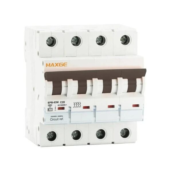 INTERRUPTOR AUTOMÁTICO MAGNETOTÉRMICO 4P MAXGE